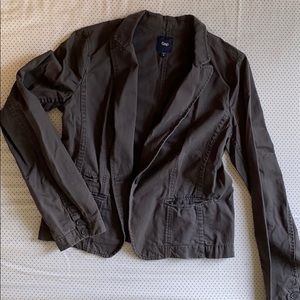 Dark Gray Blazer Jacket